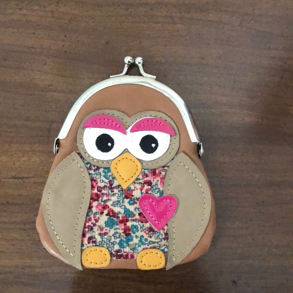 owl change purse
